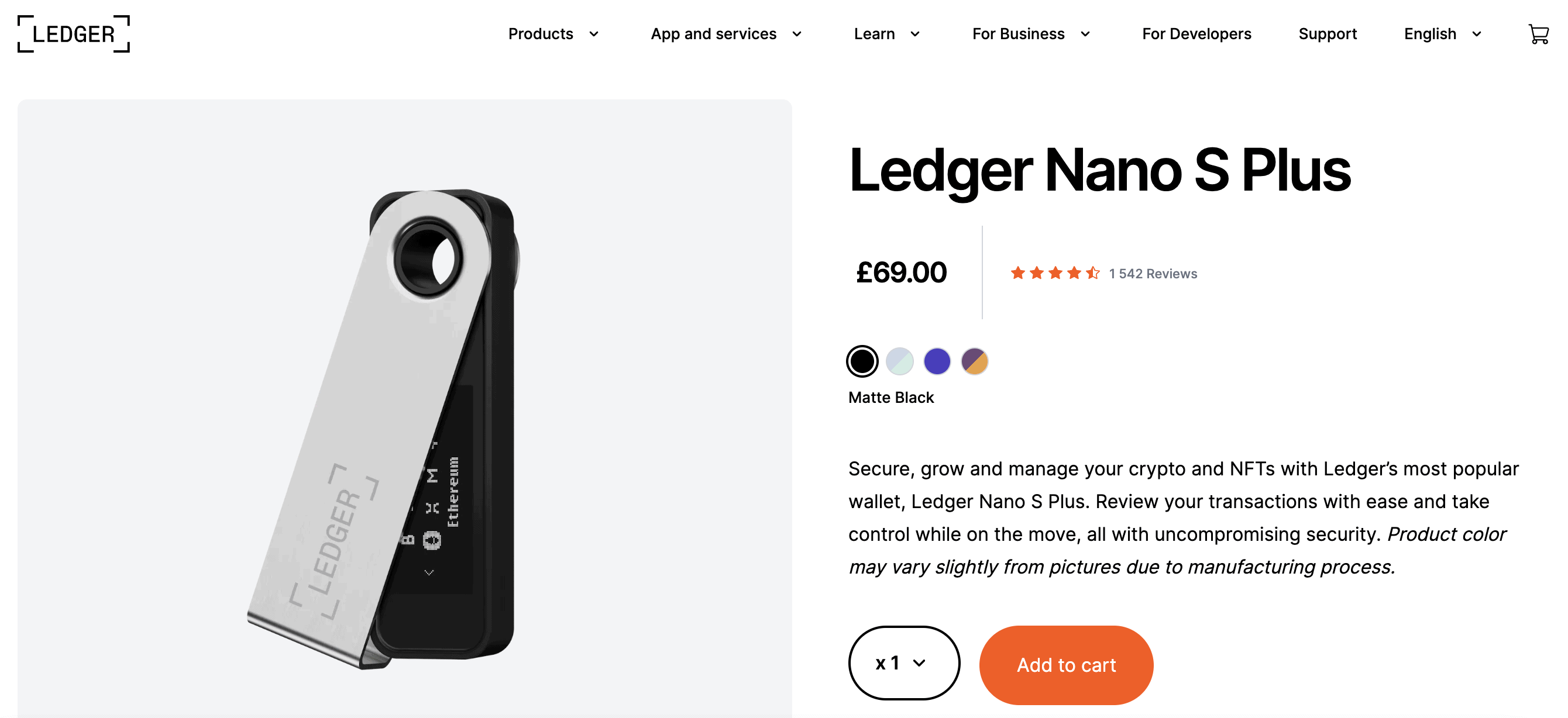 ledger nano s plus kriptovaluta penztarca