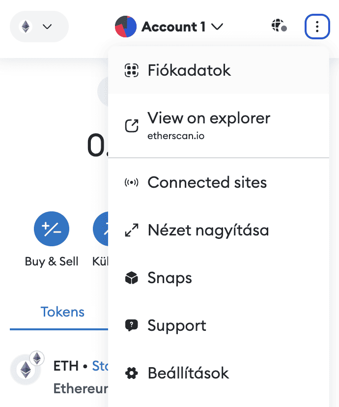 metamask tarca fiokadatok