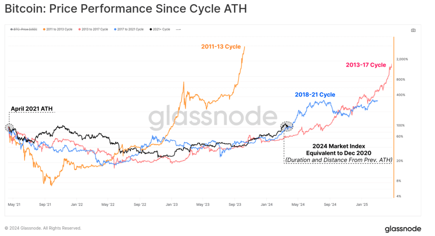 Glassnode bitcoin performance