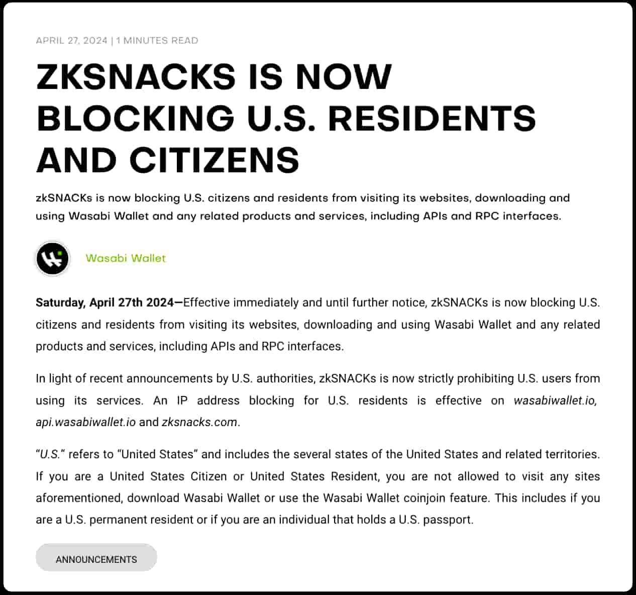 Wasabi-Wallet-blocks-US-citizens