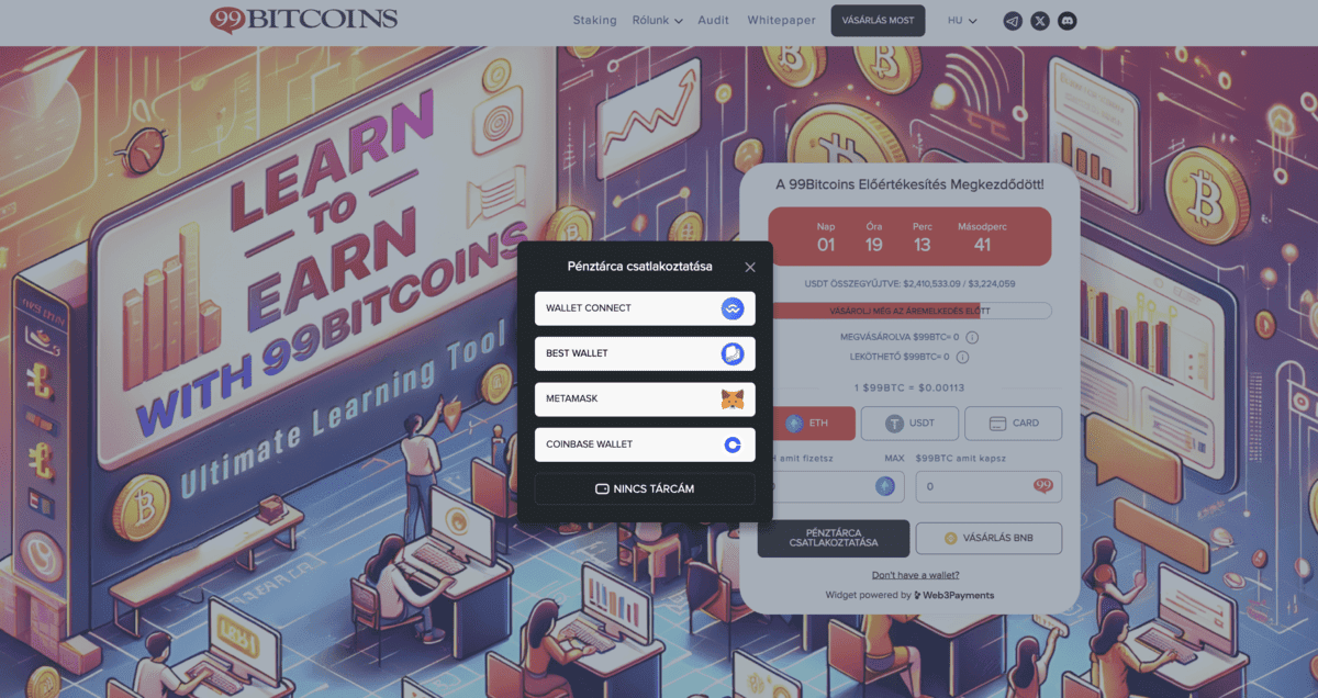 99bitcoins tarca csatlakoztatasa