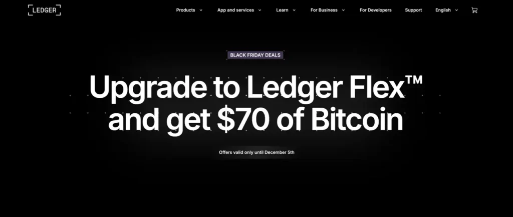 ledger flex black friday