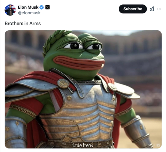 elon musk pepe kep