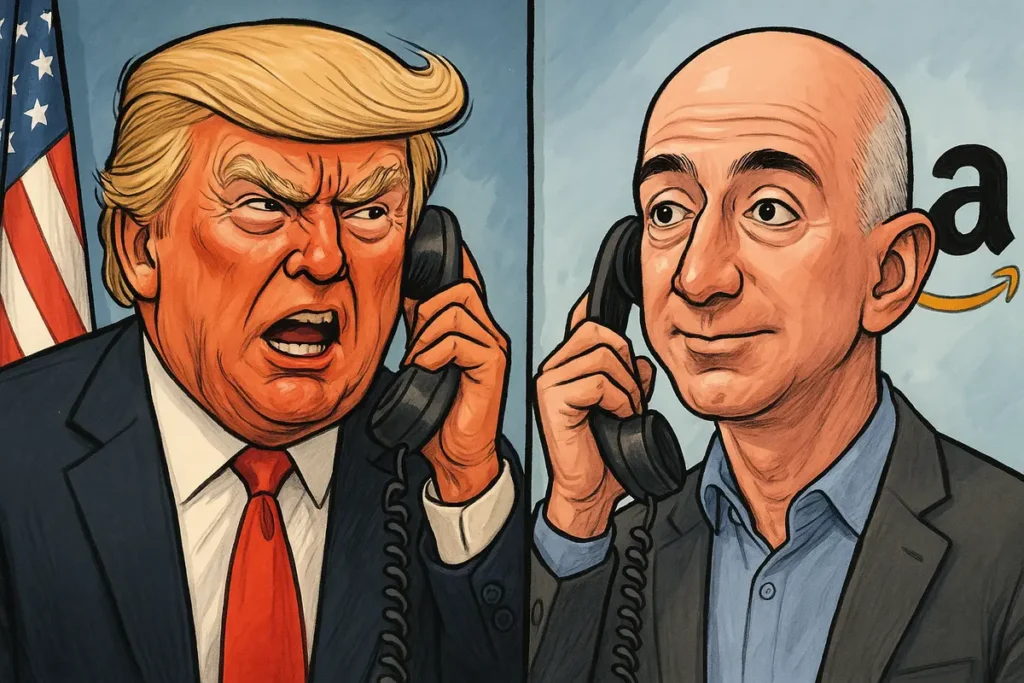 trump bezos