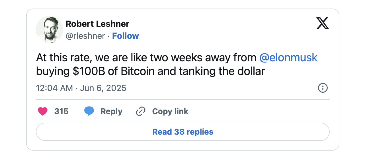 robert leshner must bitcoin