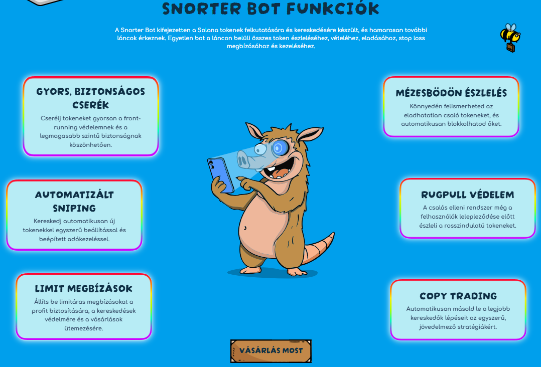 snorter bot funkciok