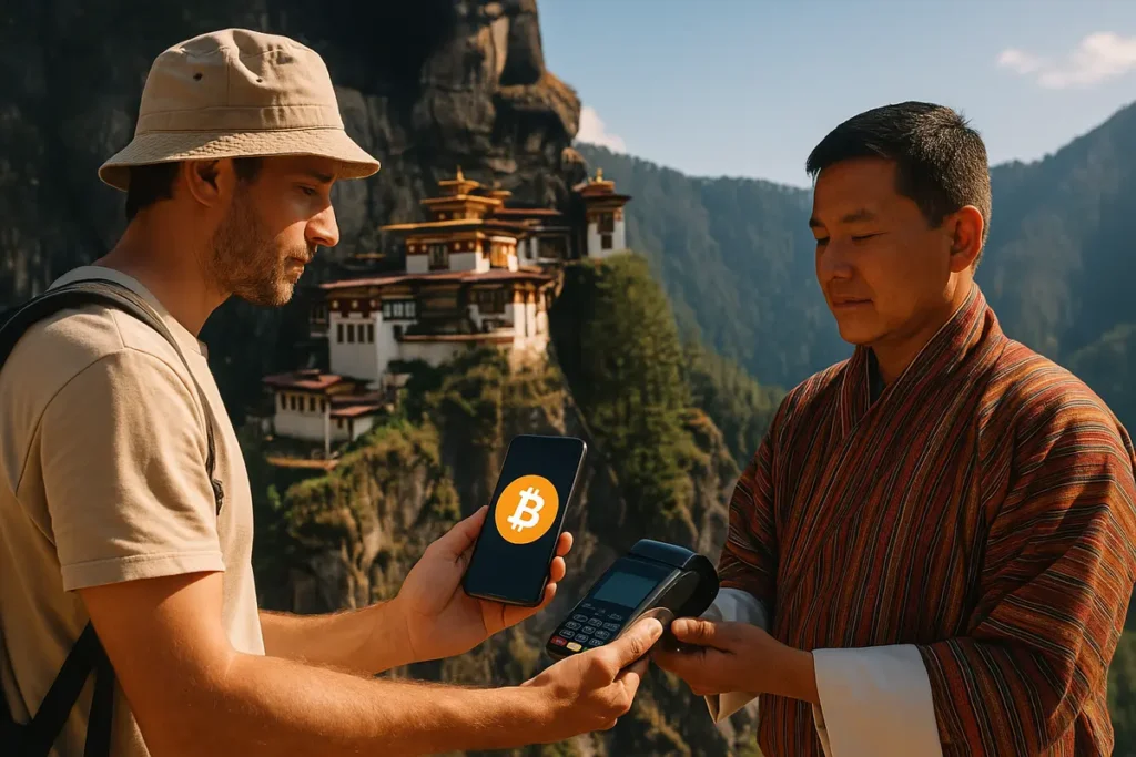 bhutan turista bitcoin