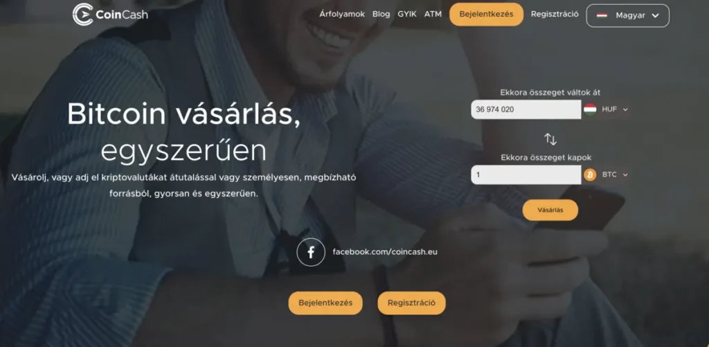 coincash magyar fooldala
