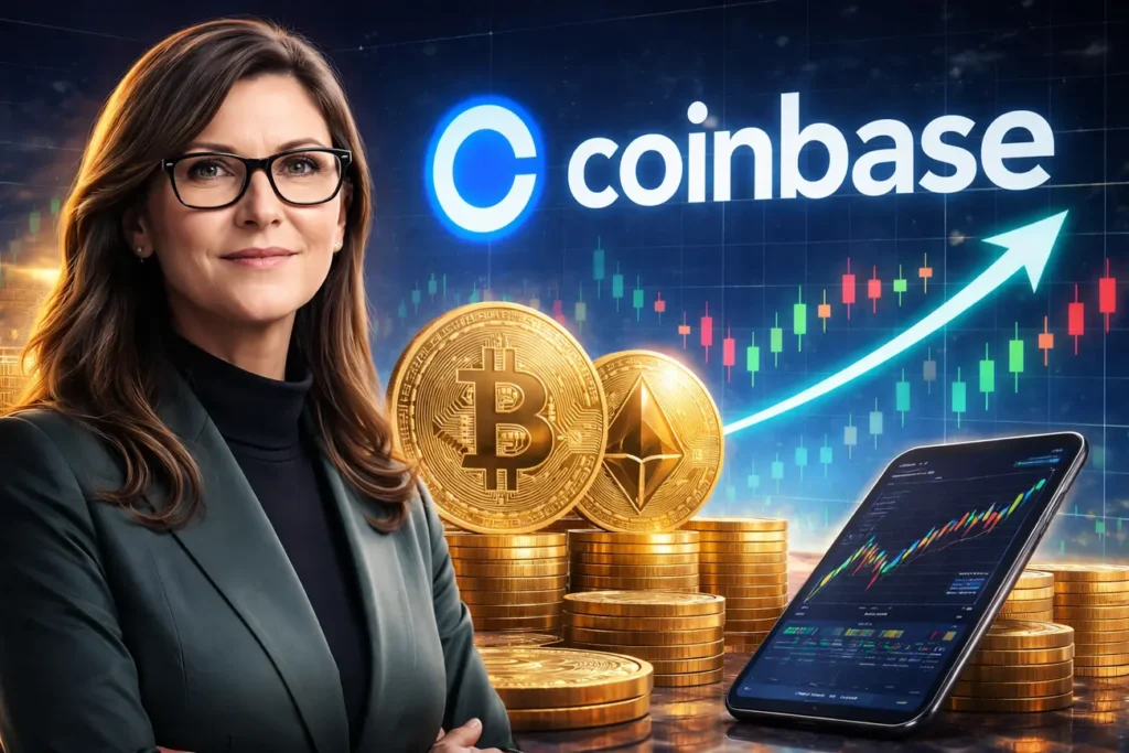 cathie wood coinbase