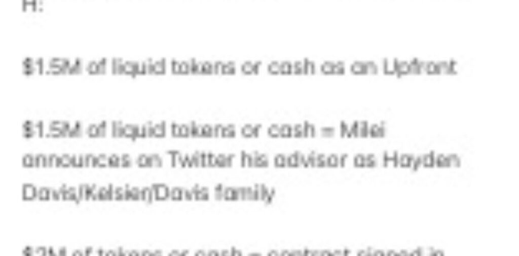 el destape libra token milei