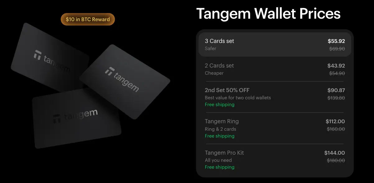 tangem tarcak